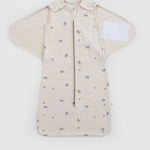 Organik Pamuk Pelerinli Uyku Tulumu Bej 0-6 Ay Little Farm Uyku Tulumu Little Gusto