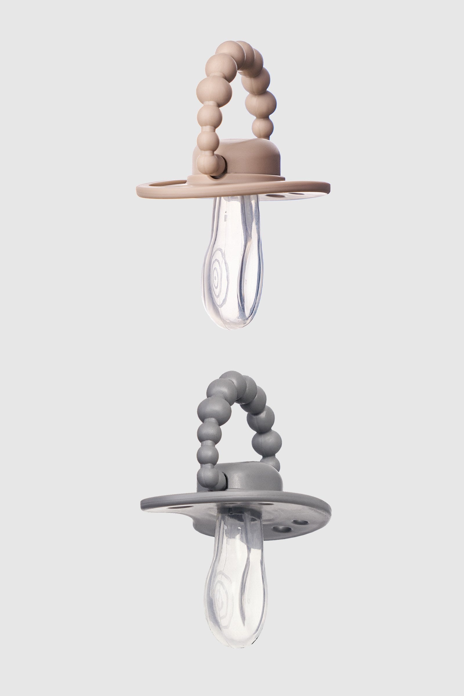 LUU Kids Positioning Ortodontik Medikal Silikon Emzik 2'li Set –  Sand Storm & Lovely Gray