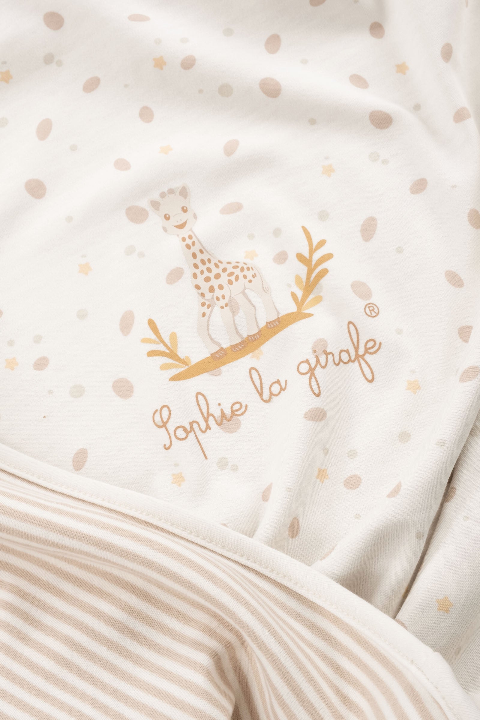 Sophie la girafe Organik Pamuk Çift Katlı Bebek Battaniyesi Battaniye Little Gusto