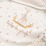Sophie la girafe Organik Pamuk Çift Katlı Bebek Battaniyesi Battaniye Little Gusto