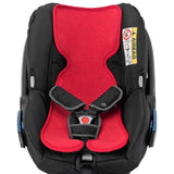 Organik Pamuklu Puset Minderi 0-1 Yaş 2-12 Kg Kırmızı Little Gusto