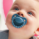 LUU Kids Positioning Ortodontik Medikal Silikon Emzik –  Cloudy Blue