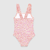 Uv Korumalı Kız Bebek Mayo Lilac Blossom Mayo Sand Mother