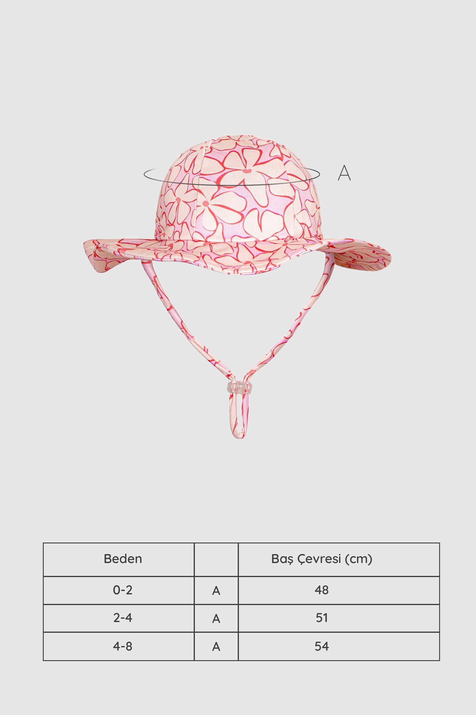 UV Korumalı Bebek Siperlikli Şapka Lilac Blossom Mayo Sand Mother