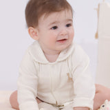Sophie la girafe Organik Pamuk Bebe Yakalı Ekru Body