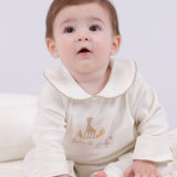 Sophie la girafe Organik Pamuk Bebe Yakalı Tulum