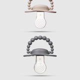 LUU Kids Positioning Ortodontik Medikal Silikon Emzik 2'li Set –  Sand Storm & Lovely Gray