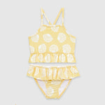 UV Korumalı Fırfırlı Kız Çocuk Bikini Takımı Sunny Shells Sand Mother