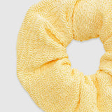 Dokulu Mayo Kumaşından Toka Butter Yellow Butter Yellow One Size Saç Bandı Sand Mother