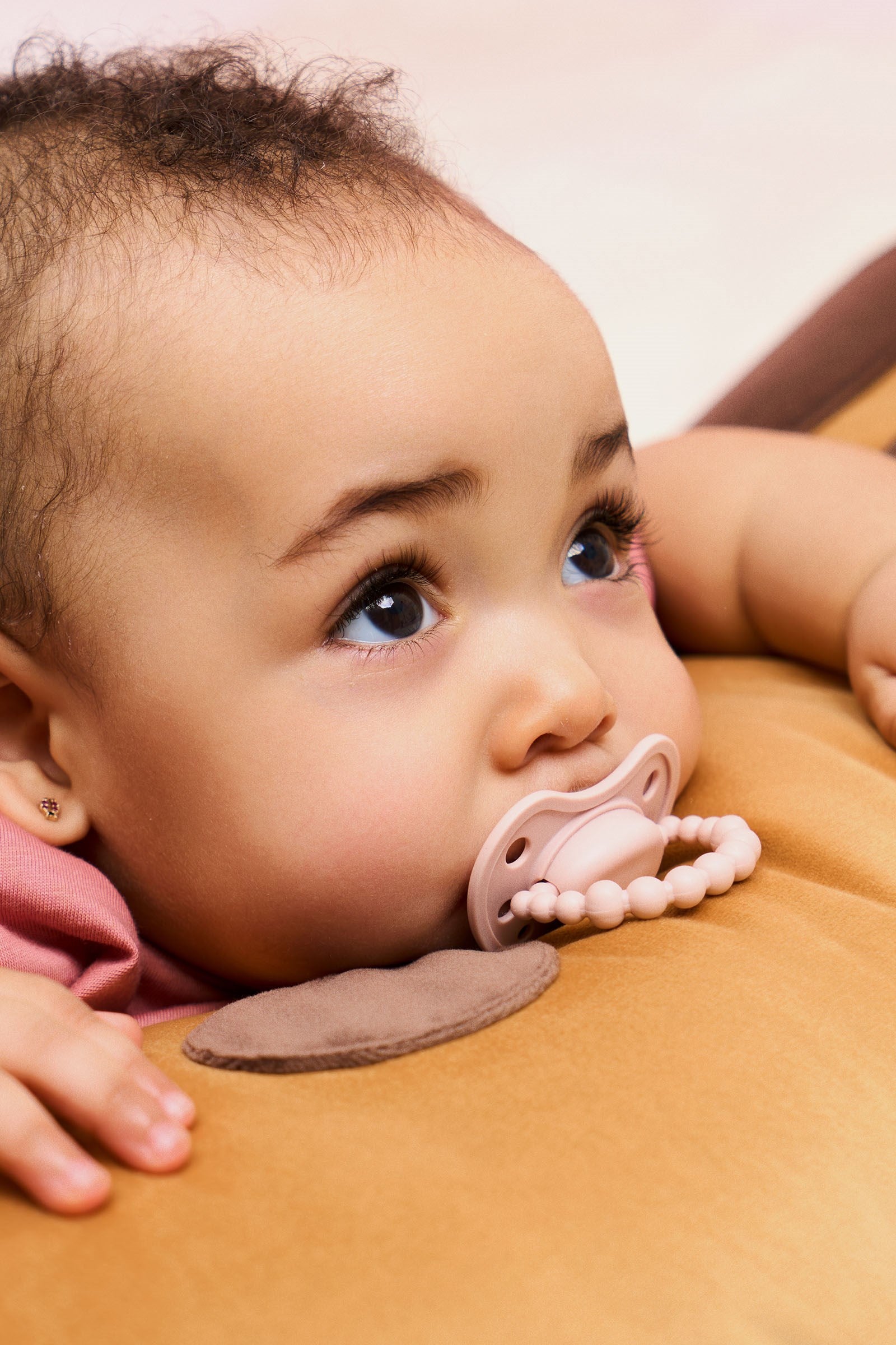LUU Kids Positioning Ortodontik Medikal Silikon Emzik –  Velvet Blush