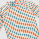 UV Korumalı Uzun Kollu Erkek Bebek Üst Mayo Orange Oasis Mayo Sand Mother