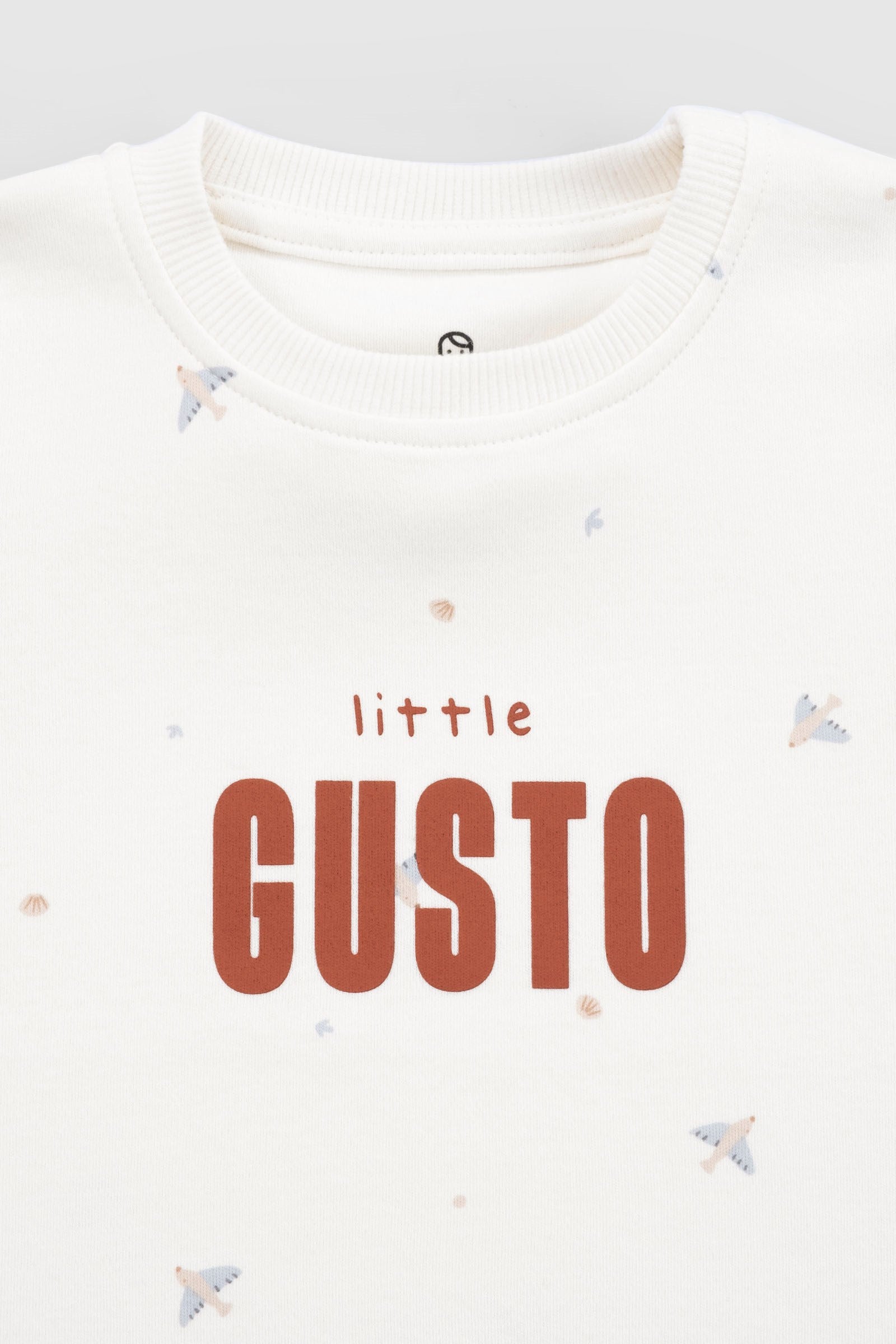 Organik Pamuk Bebek Takımı Turuncu Takım Little Gusto