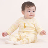 Sophie la girafe 2'li Uzun Kollu Organik Pamuk Zıbın