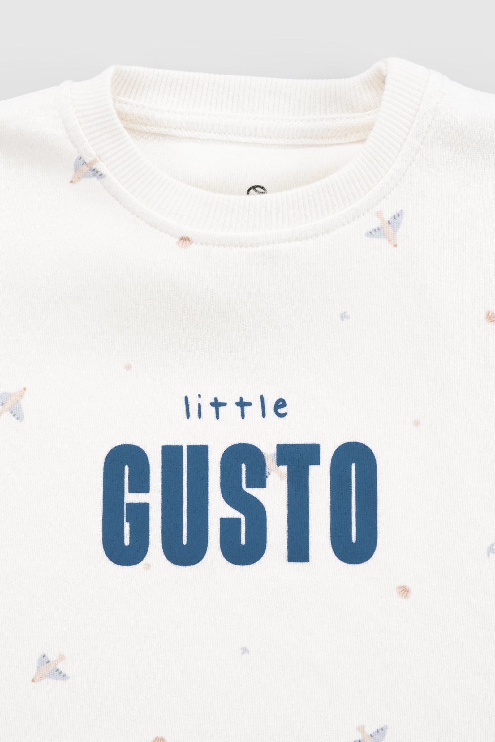 Organik Pamuk Bebek Takımı Mavi Takım Little Gusto