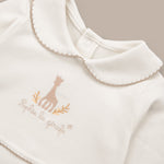 Sophie la girafe Organik Pamuk Bebe Yakalı Tulum