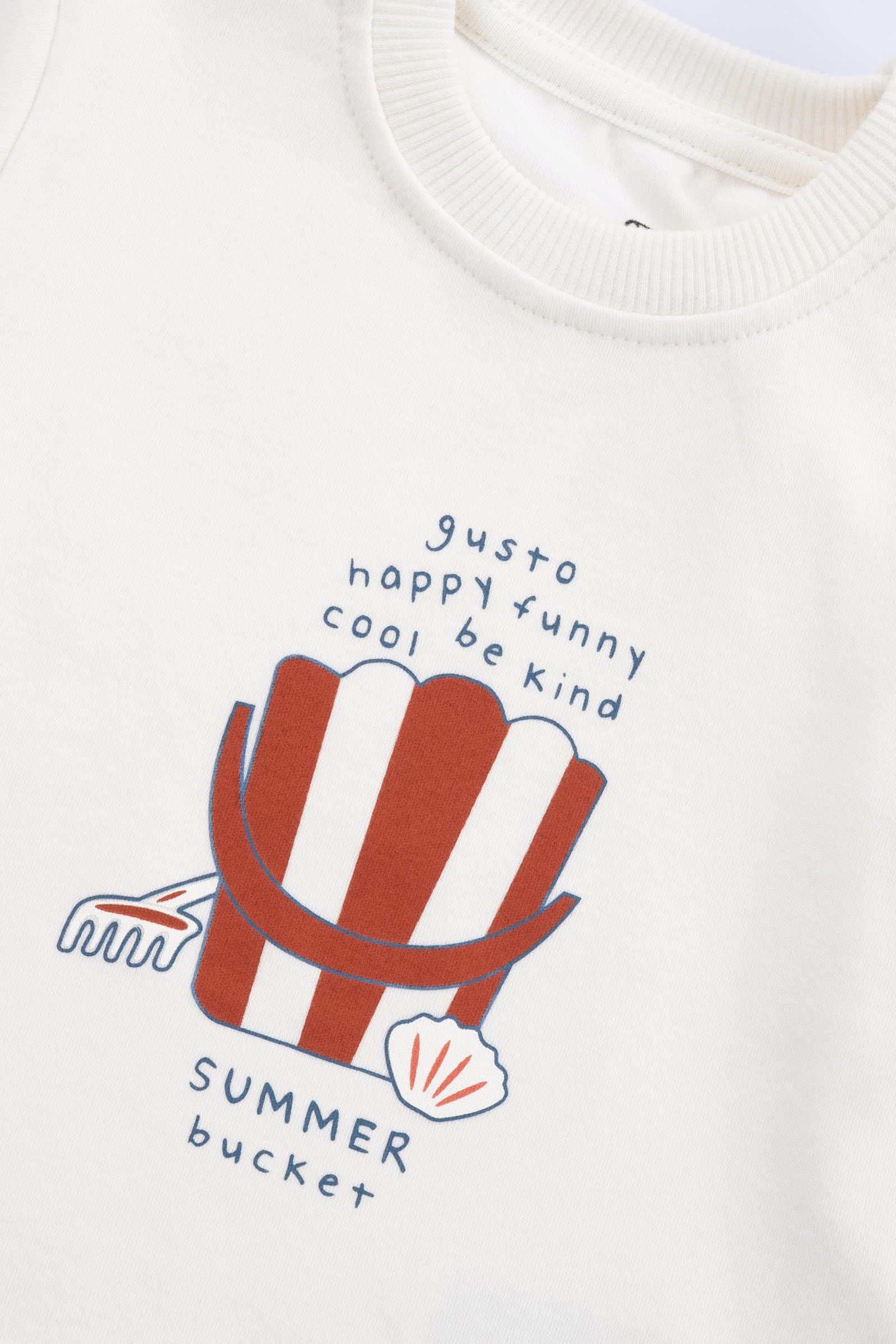 Organik Pamuk Bebek Tişört Summer Tişört Little Gusto