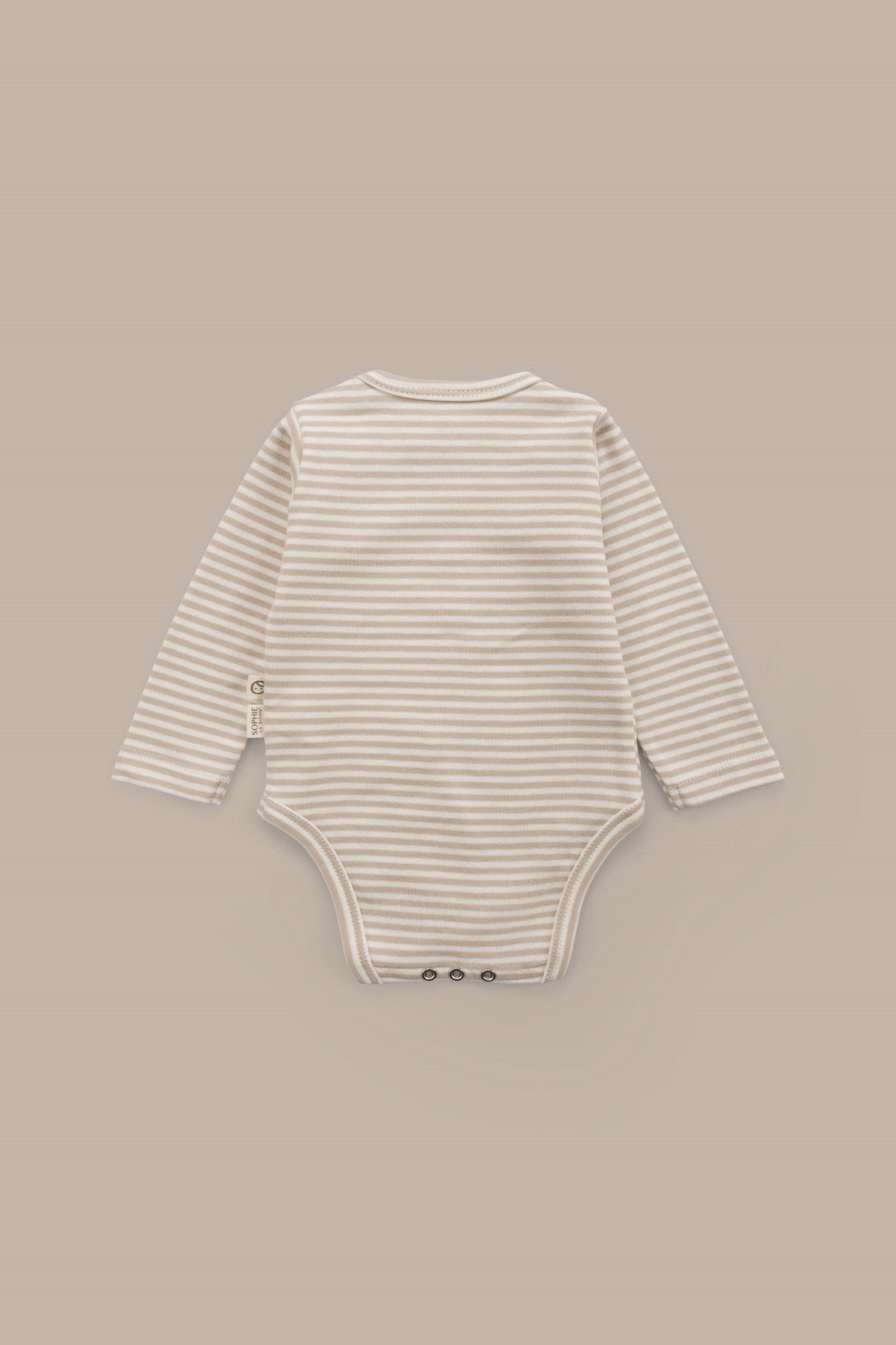 Sophie la girafe 2'li Uzun Kollu Organik Pamuk Zıbın