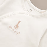 Sophie la girafe 2'li Organik Pamuk Bej Ekru Tulum Seti