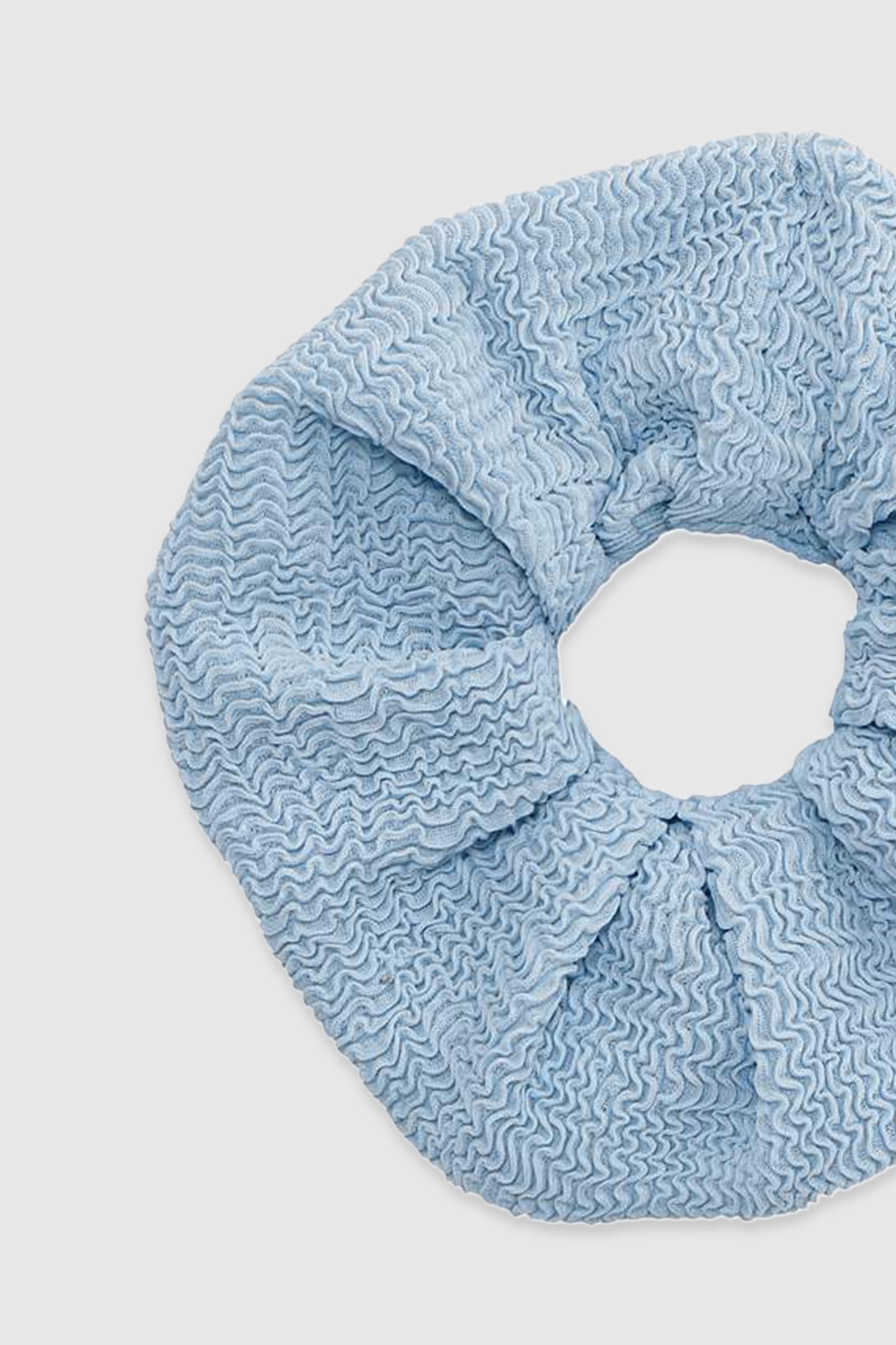 Dokulu Mayo Kumaşından Toka Pure Blue Pure Blue One Size Saç Bandı Sand Mother