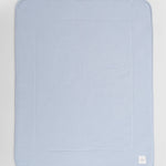 Wellsoftlu Kapitone Mavi Bebek Battaniyesi 80x100 cm