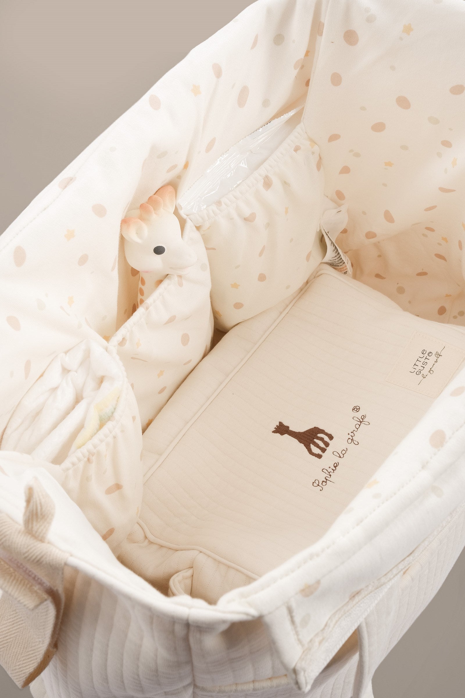 Sophie la girafe 3'lü Anne Bebek Bakım Çantası Seti