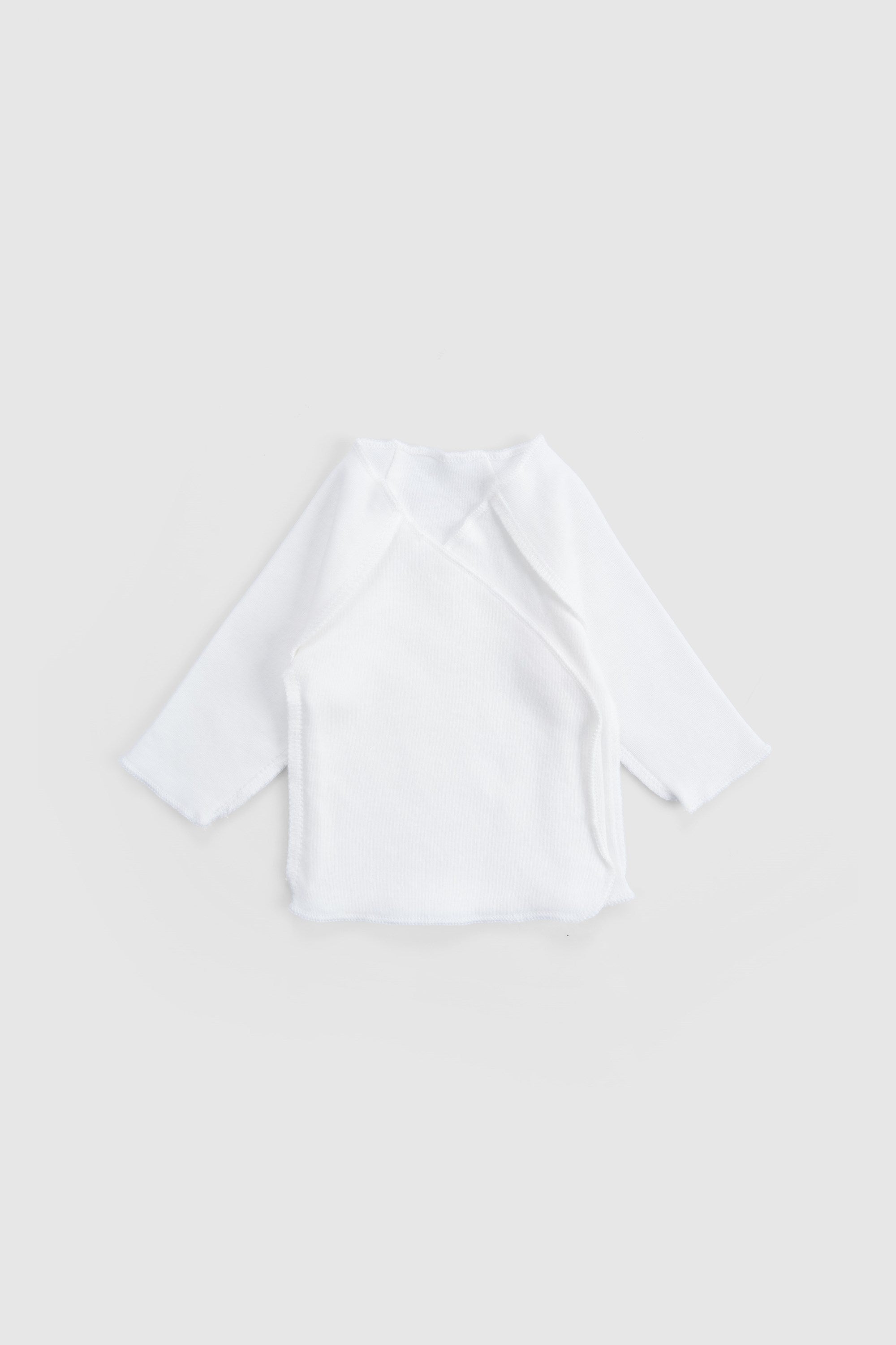 Ters Dikişli Organik Pamuk Ekru 10'lu Prematüre Bebek Seti