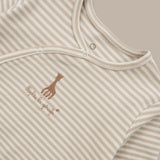 Sophie la girafe 2'li Organik Pamuk Bej Ekru Tulum Seti