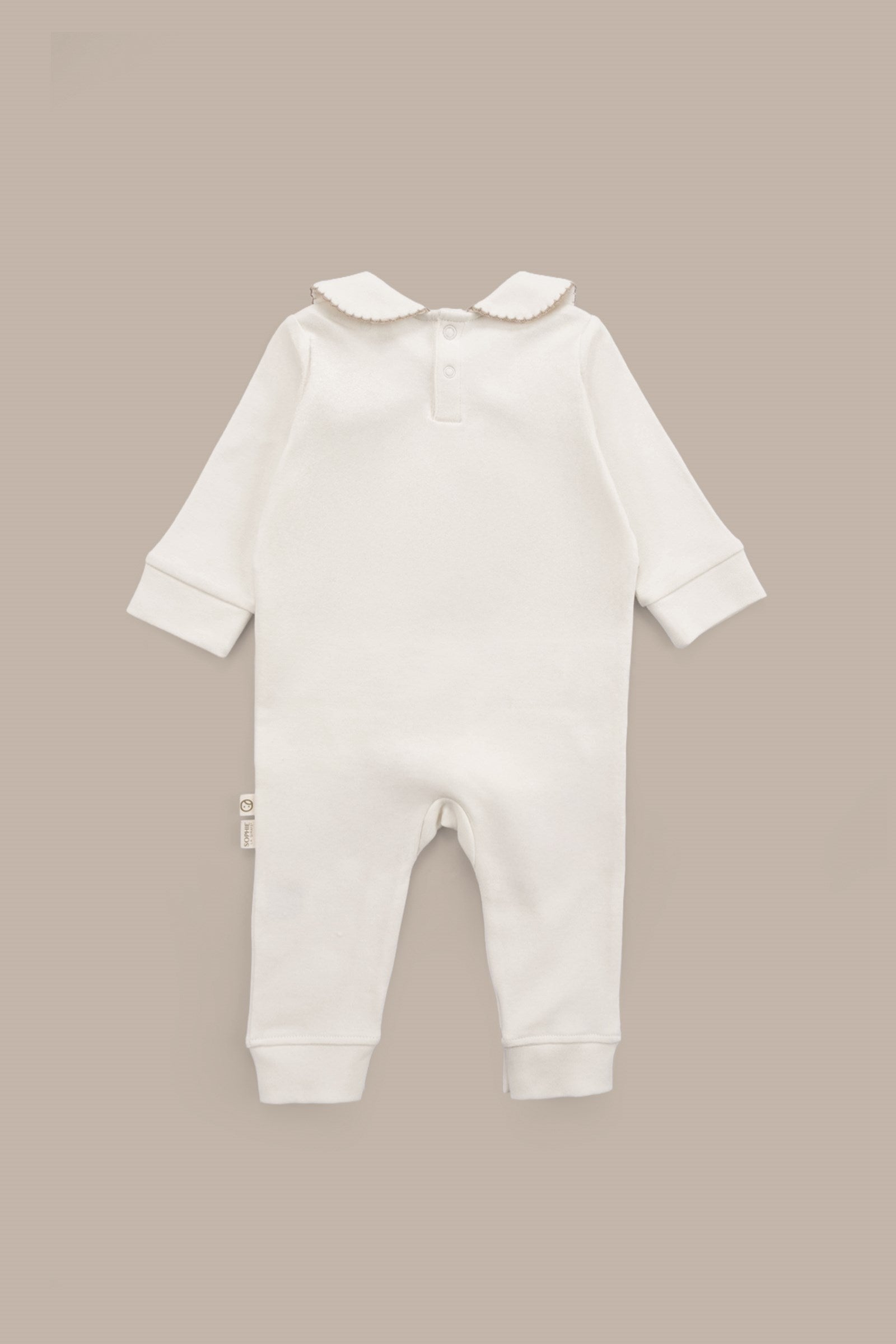 Sophie la girafe Organik Pamuk Bebe Yakalı Tulum