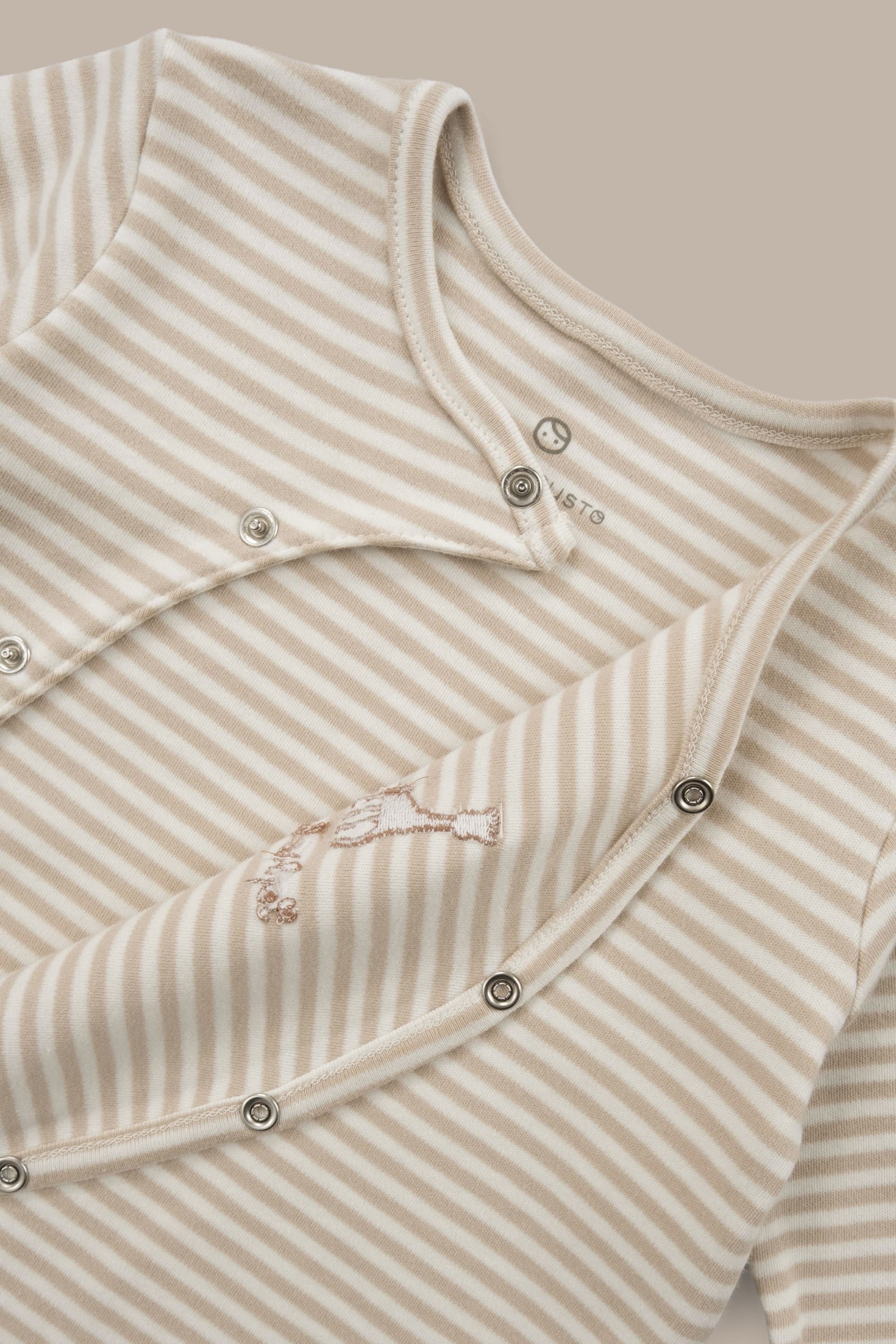 Sophie la girafe 2'li Organik Pamuk Bej Ekru Tulum Seti