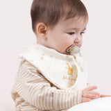 Sophie la girafe 2'li Sıvı Geçirmez Emzik Tutucu Önlük Seti