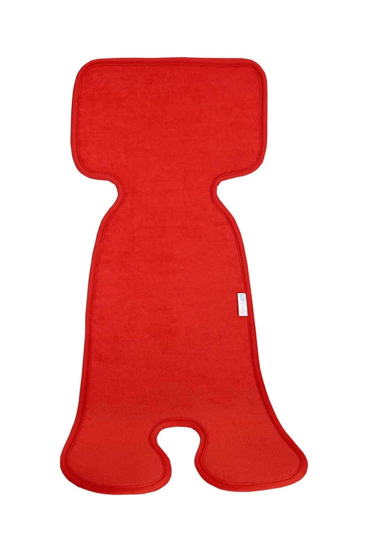 Organik Pamuklu Puset Minderi 0-1 Yaş 2-12 Kg Kırmızı Little Gusto
