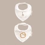 Sophie la girafe 2'li Sıvı Geçirmez Fular Önlük Seti