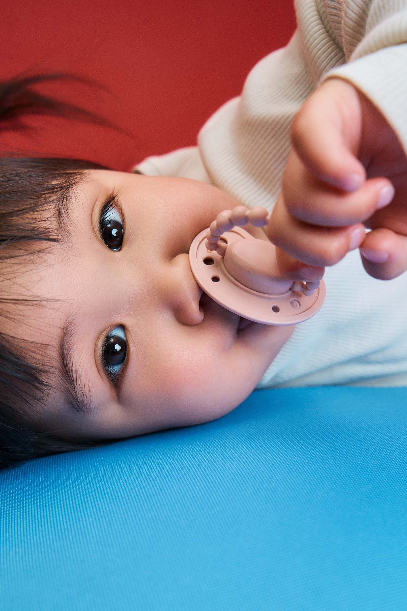 LUU Kids Positioning Ortodontik Medikal Silikon Emzik –  Velvet Blush