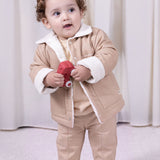 Gabardin Wellsoft Bebek Ceket Bej Ceket Little Gusto