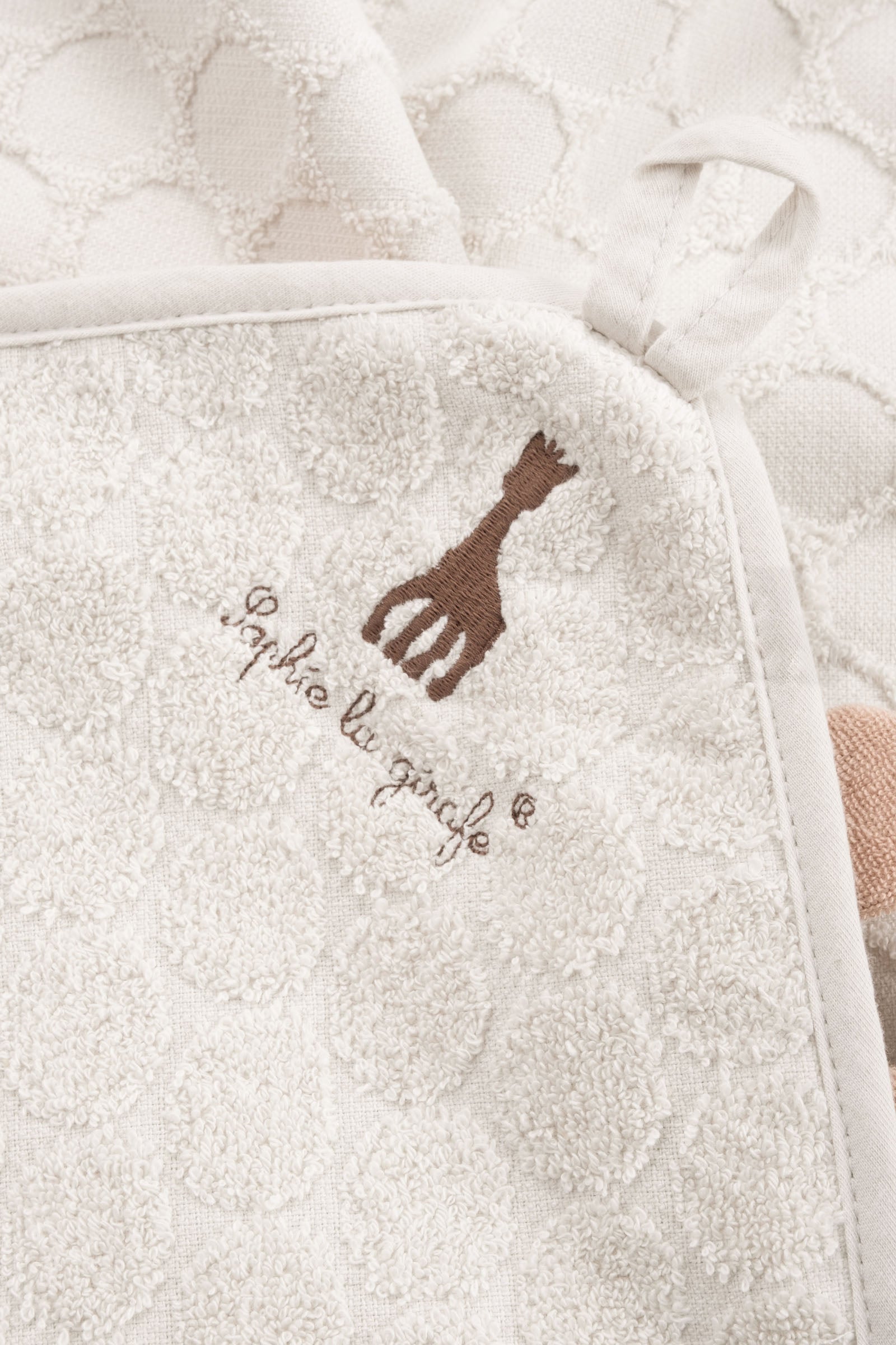 Sophie la girafe Organik Pamuk Kundak Havlu Kese Seti Kundak Havlu Little Gusto
