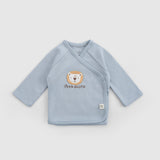 Organik Pamuk 10'lu Mavi Hastane Çıkış Seti