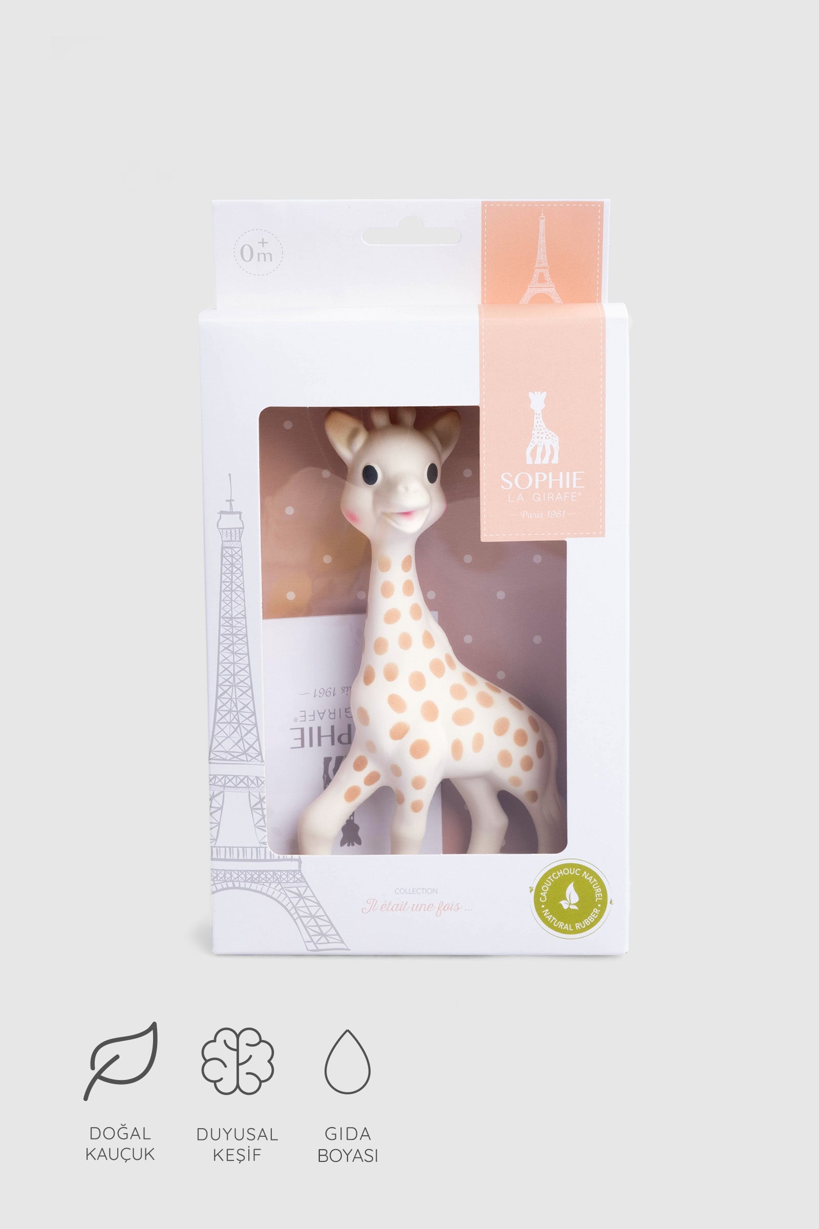 Sophie la girafe Zürafa Diş Kaşıyıcı Diş Kaşıyıcı Çıngırak Little Gusto