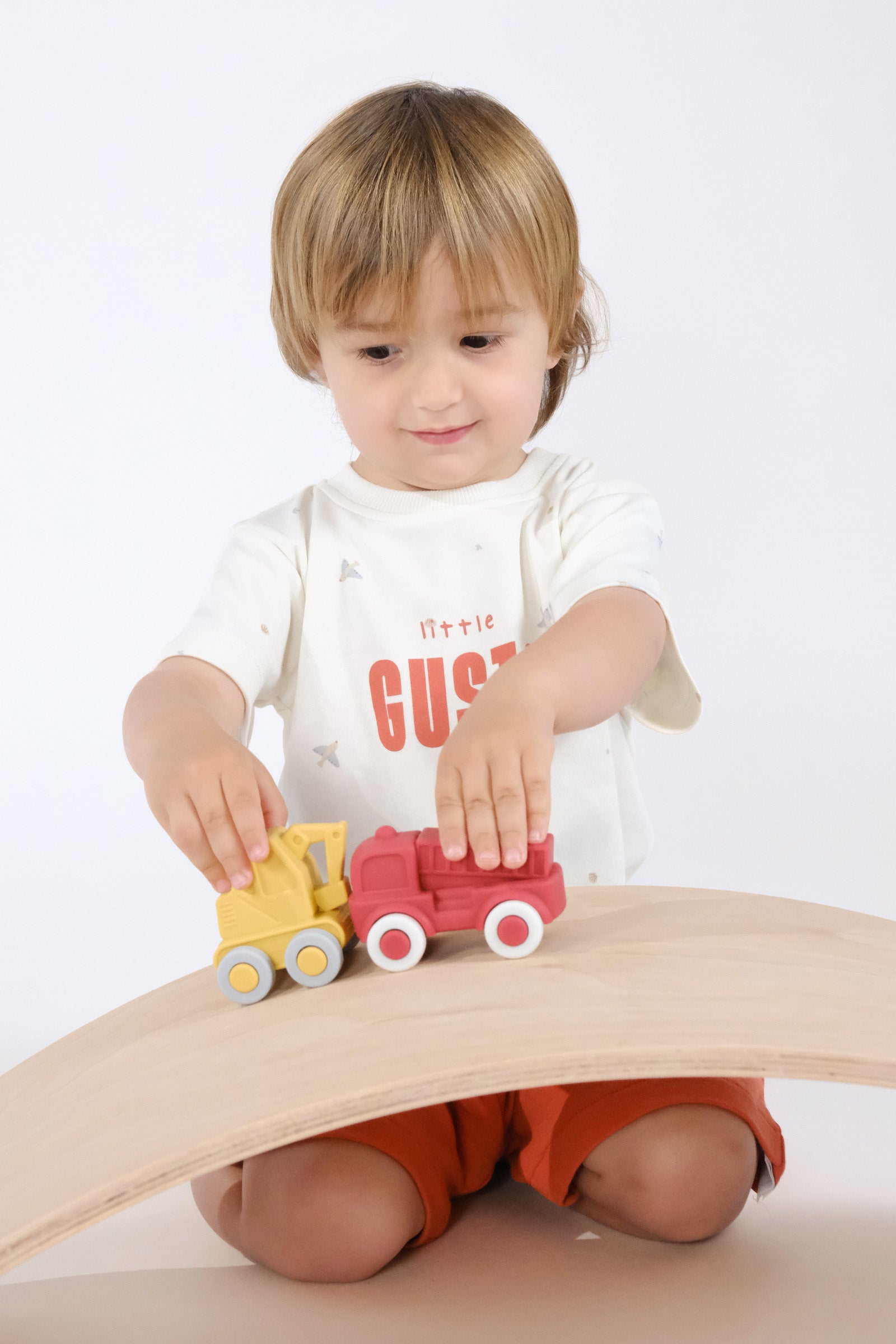 Organik Pamuk Bebek Takımı Turuncu Takım Little Gusto