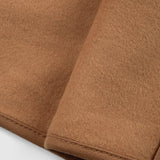 Organik Pamuklu İçi Tüylü Bebek Ceketi Kahve