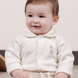 Sophie la girafe Organik Pamuk Bebe Yakalı Ekru Body